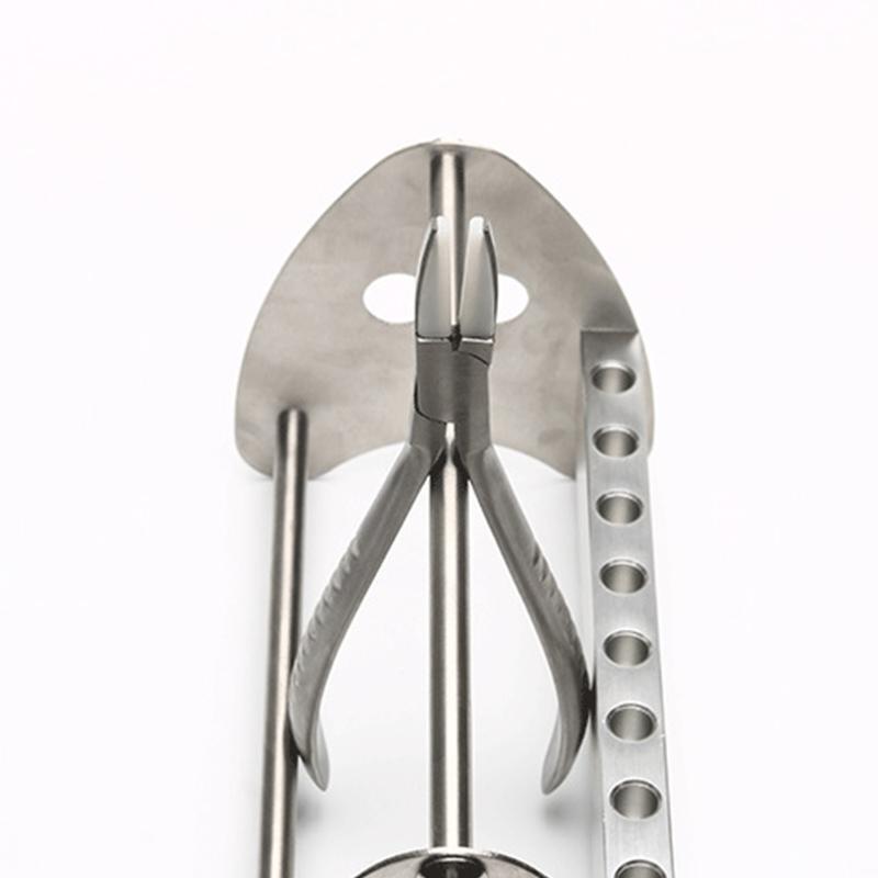 Stainless Steel Eyeglasses Tool Stand for Storing Glasses Pliers Screwdriver