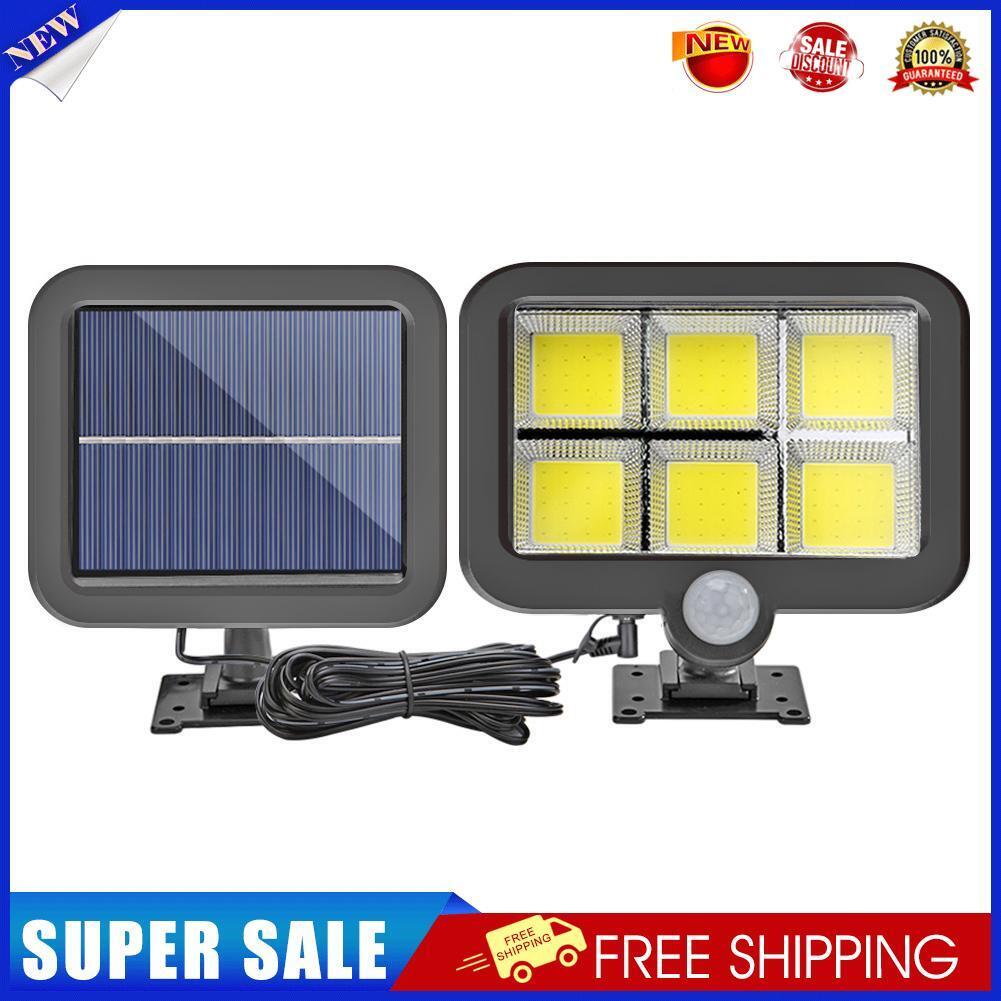 120LED Solar Split Lamp COB Waterproof Motion Sensor Outdoor Night Lighting