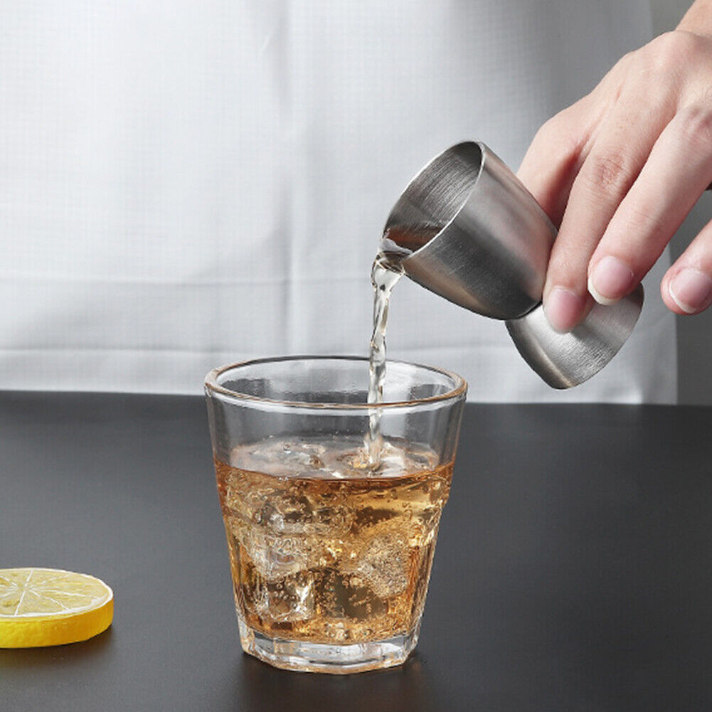 20/40mL Stainless Steel Measuring Cup Wine Drink Wine Cocktail Shaker Cups
