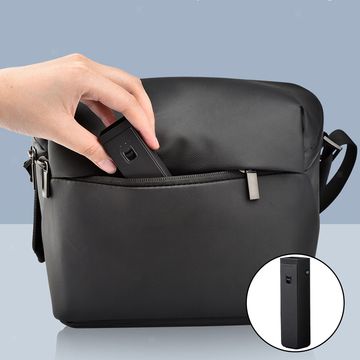 Handheld Charging Case for  2 3200mAh Extension Rod Battery Grip