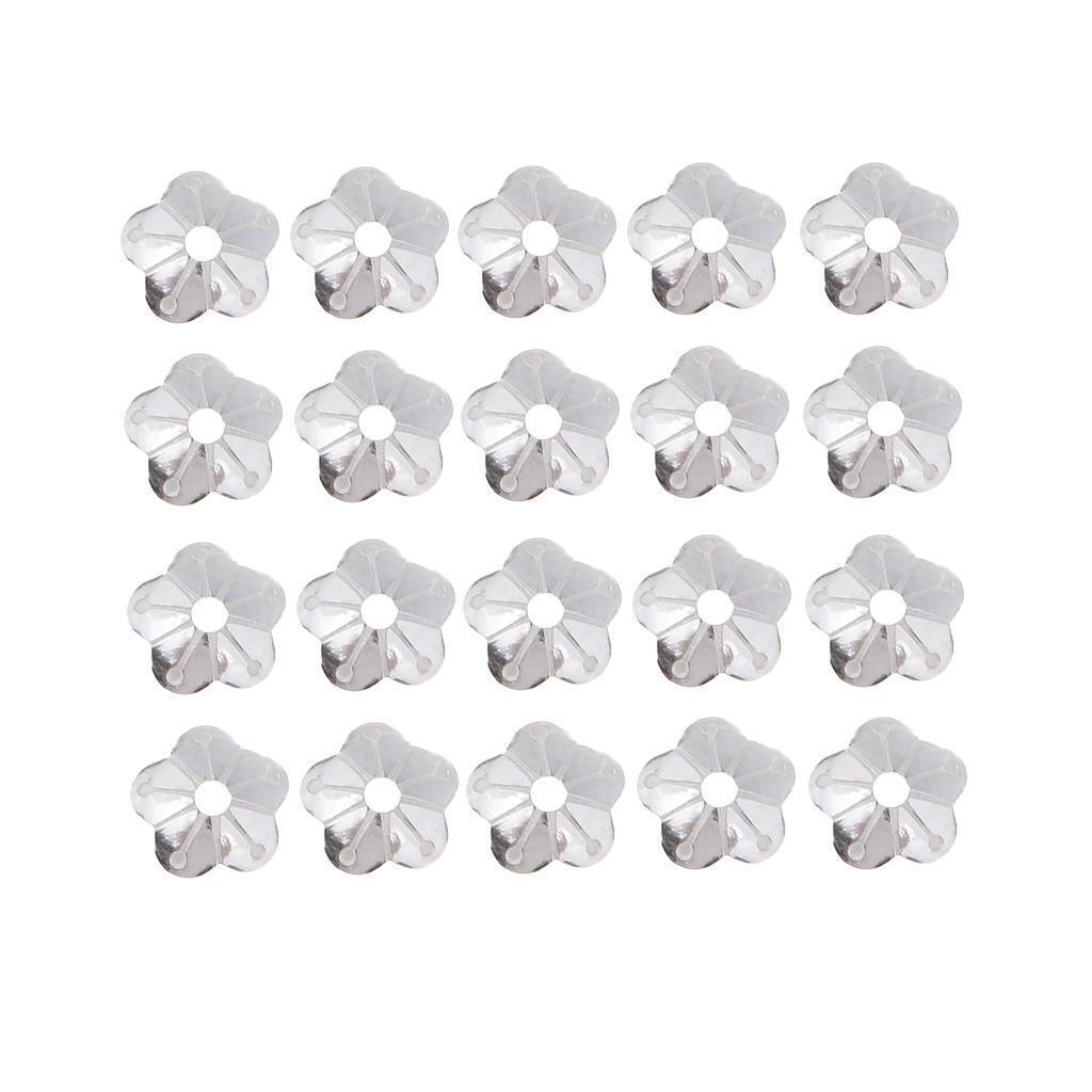 40 Pieces  of flower  Caps Spacer Necklace Earrings Jewelry Making Supplies
