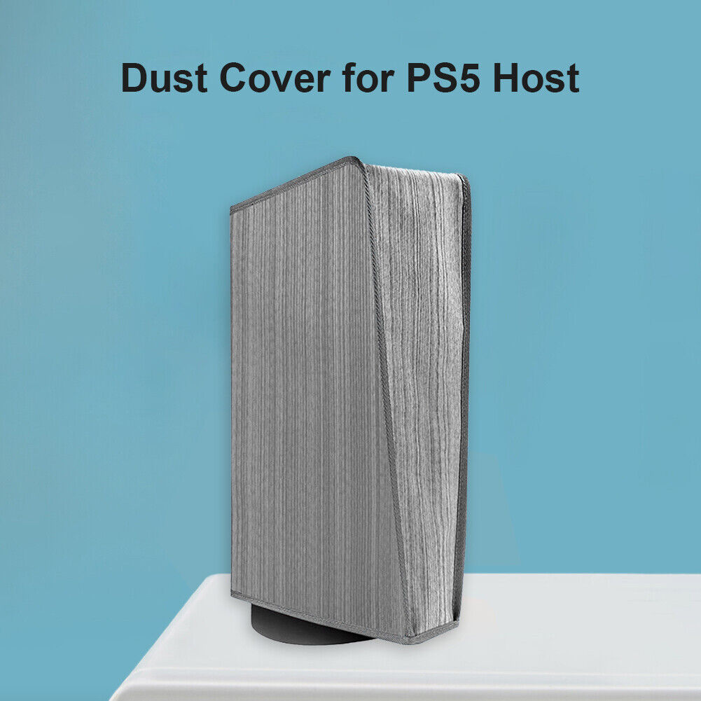 Dustproof Game Console Cover for Sony PS5 Anti-Scratch Dust Case (Grey)