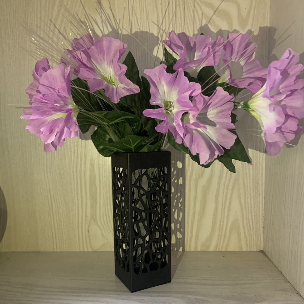 Black Courtyard Cemetery Lawn Garden Vase Flower Basket Flower Holder