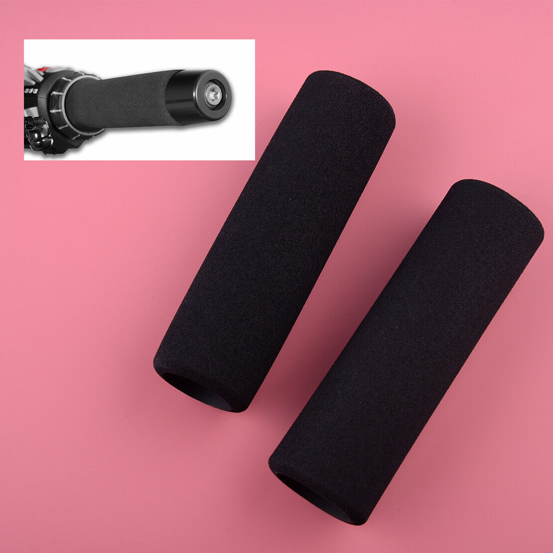 1Pair Black Anti-slip Motorcycle Grip Covers Fit For BMW R1200GS LC Motorcycle
