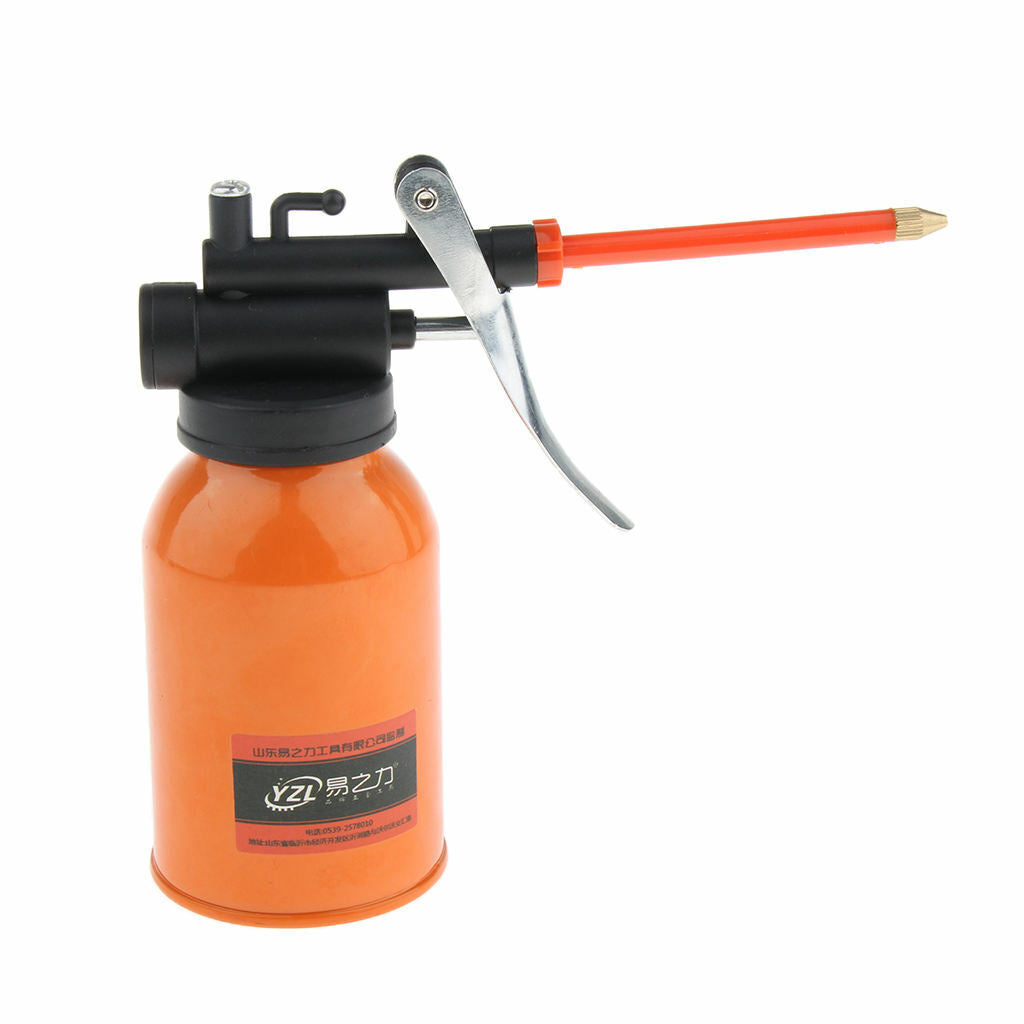 250ml Steel High Pressure  Pump Oiler Oil Pot Spray  Lubricants