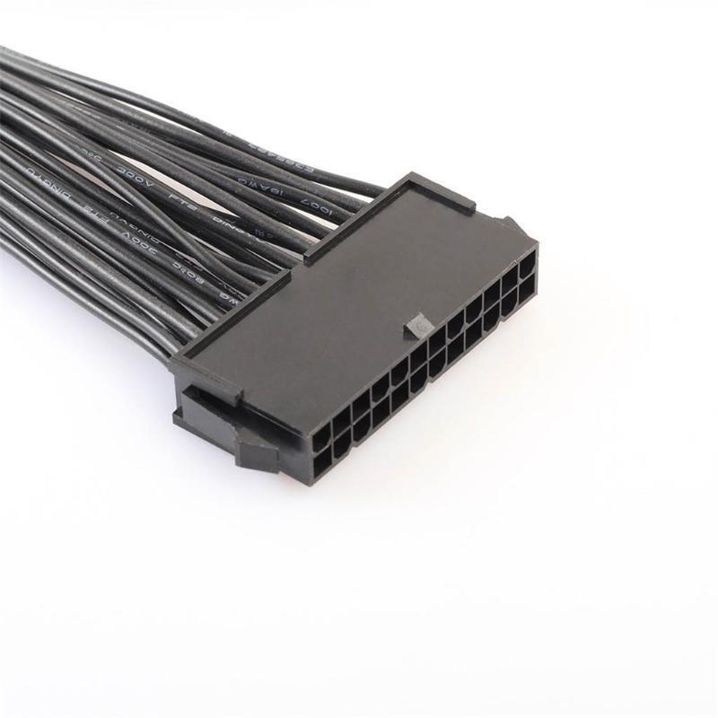 20+4 Pin Chassis Power Start line Three PSU Extension Cable (L 1ft/30cm)