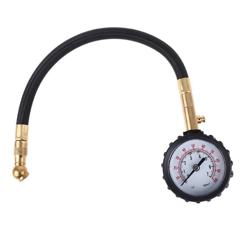 Calibrated Tire Pressure Gauge Accurate Air Pressure Tire Gauge with Rubber Hose