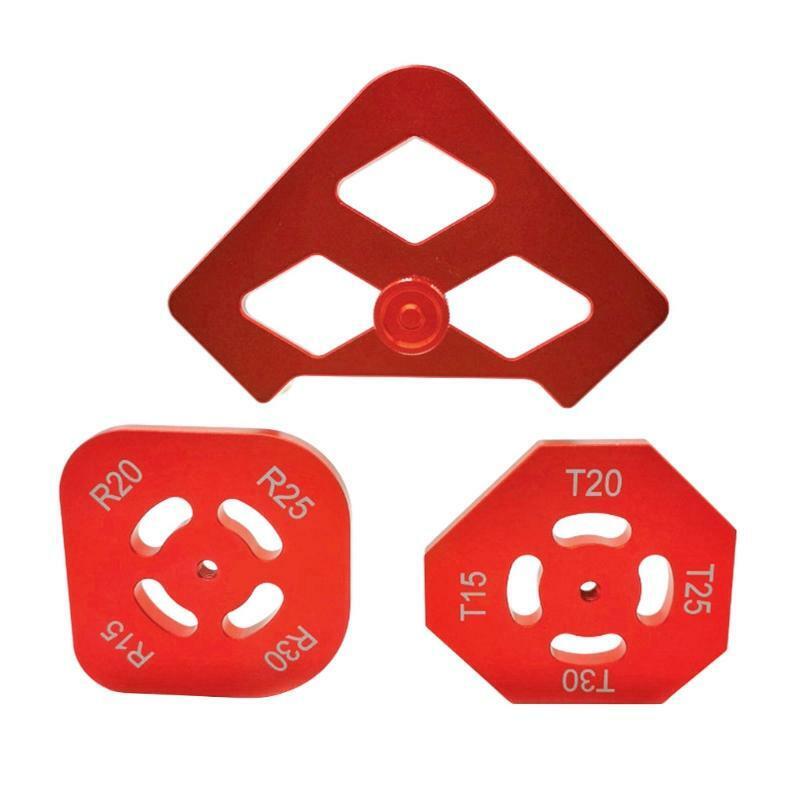2 Piece Semi-Round Corner Radius Quick Jig R Angle Locator Aluminium Alloy