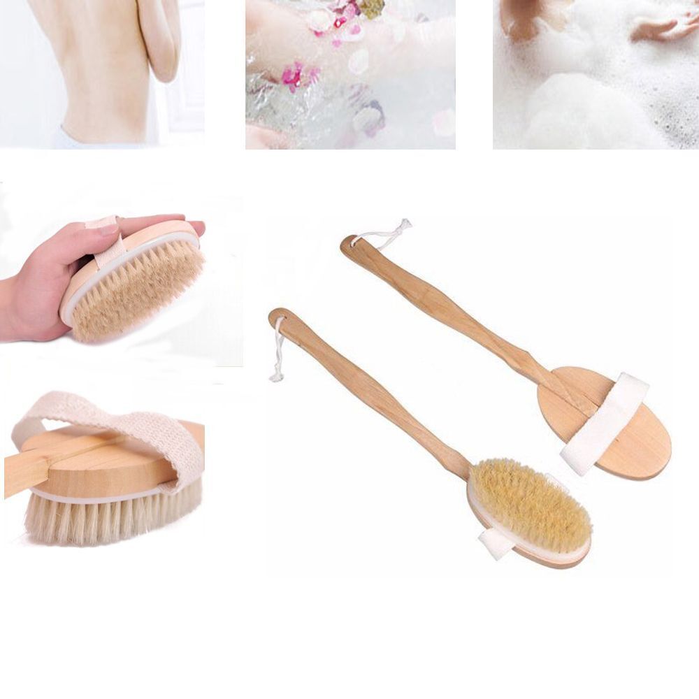 Dry Skin Anti-slip Shower Scrubber Body Massager Exfoliation Brush Cleaner