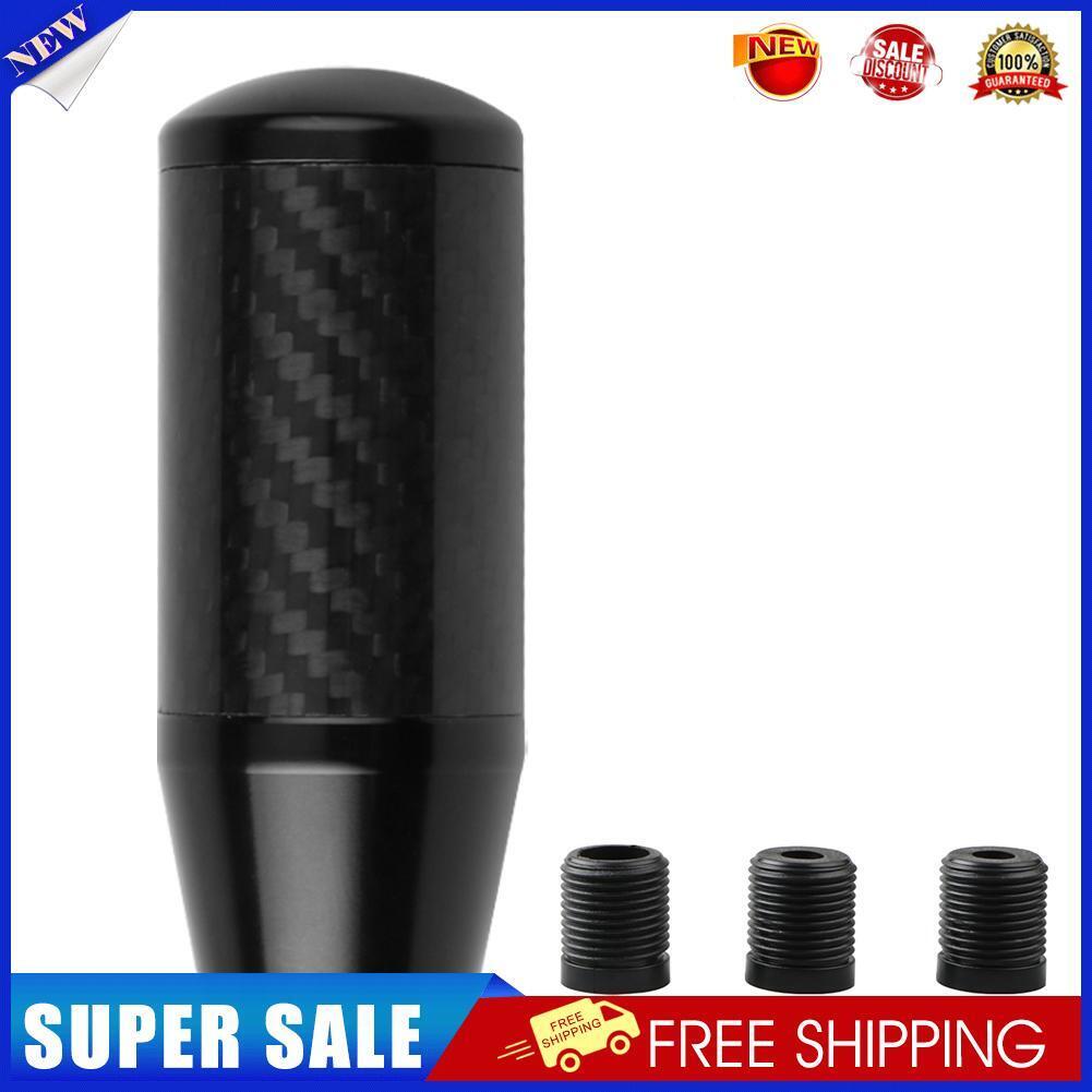 Carbon Fiber Gear Shift Knob Universal Automobile Shifter Lever Stick Knob