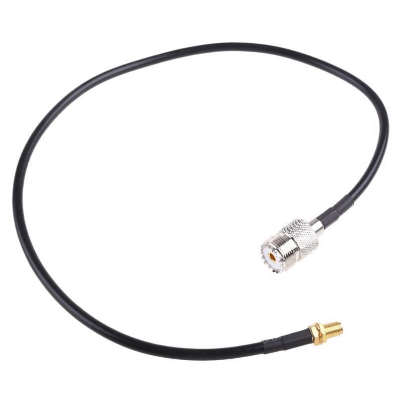 Ham Radio Antenna Adapter SMA Male to UHF SO239 Female RG58 Coaxial Jumper Cable