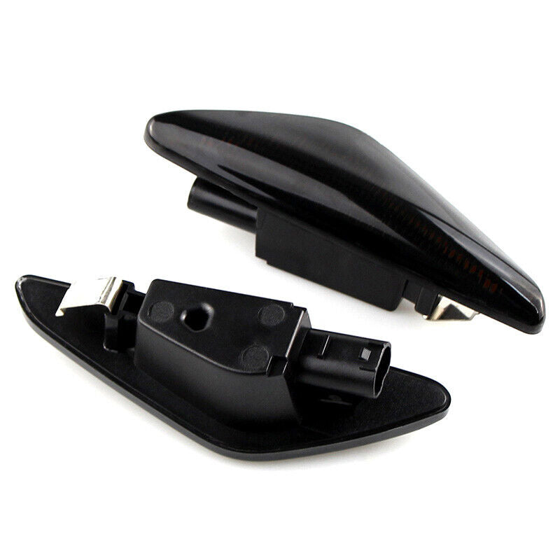 2pcs Black Lens LED Side Marker Light Lamp Fit For BMW X3 X5 X6 E70 E71 E72 F25