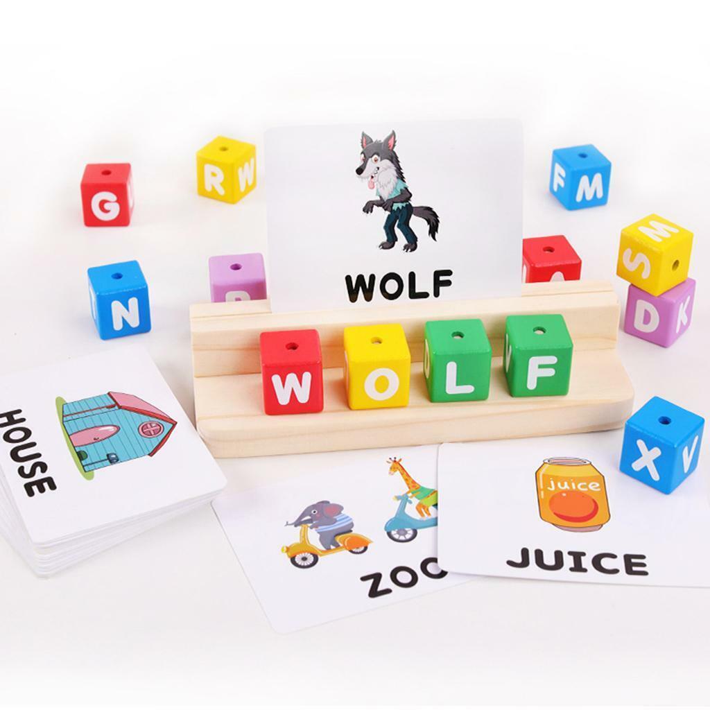 Movable Matching Letters Game Letter Puzzle Educational  for