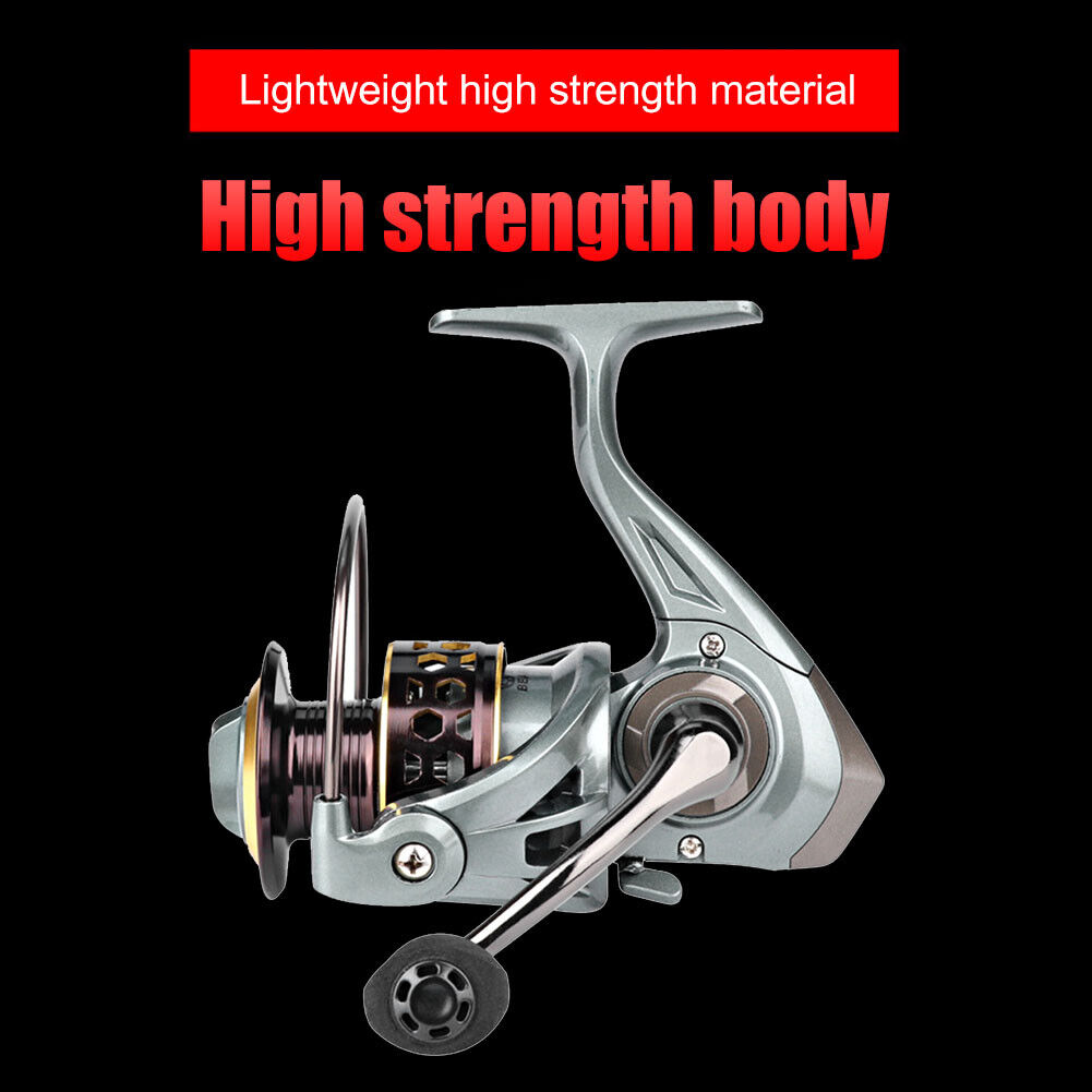 Metal Spool Fishing Reel 1BB 5.2/1 Ratio Saltwater Spinning Reel (AK5000)