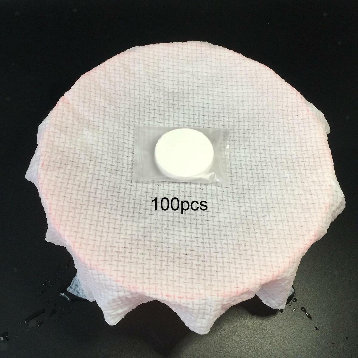 100 * Disposable  Compressed Towels Outdoor Camping Salon