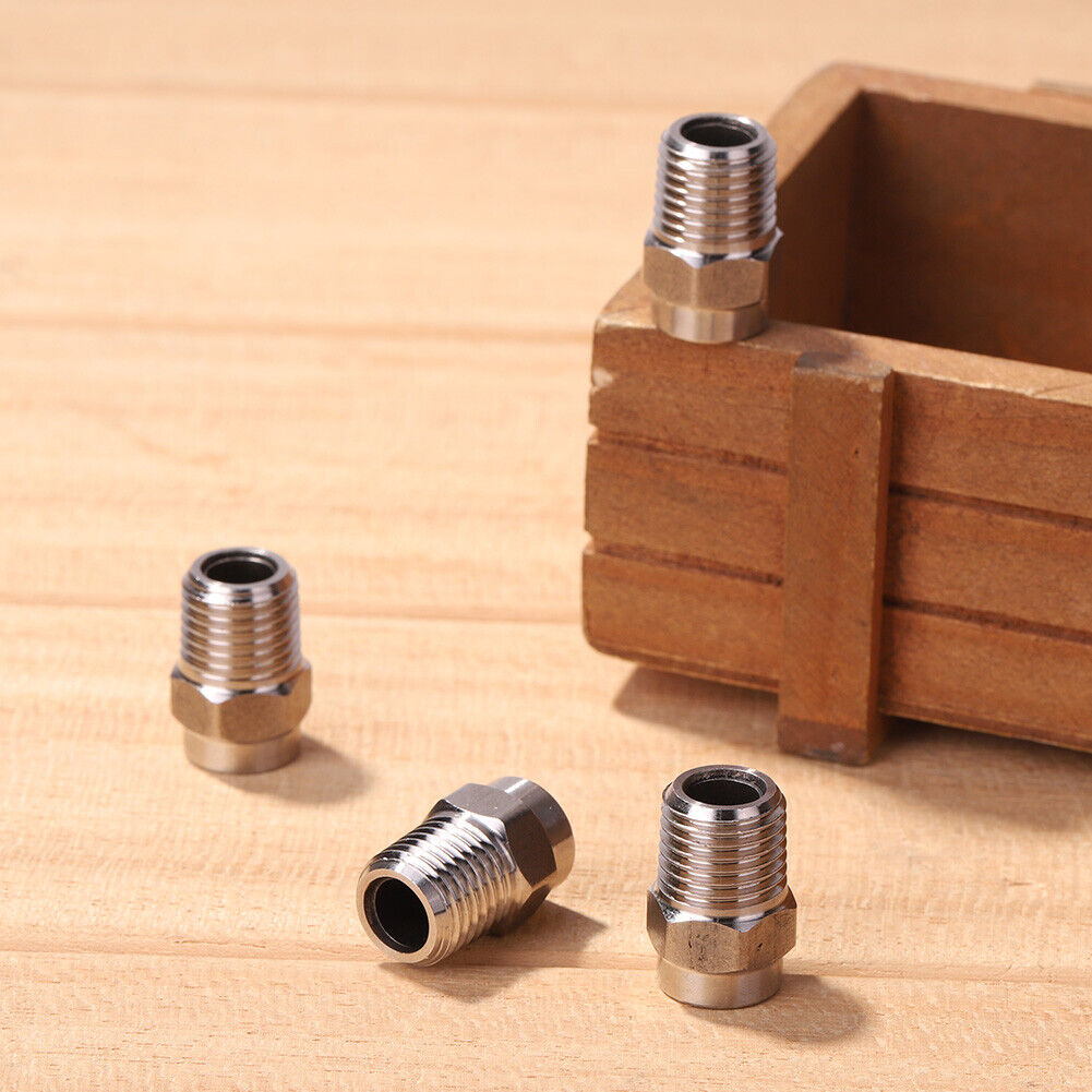 4pcs Pressure Washer Surface Cleaner Nozzles Replacement Thread Type Tips