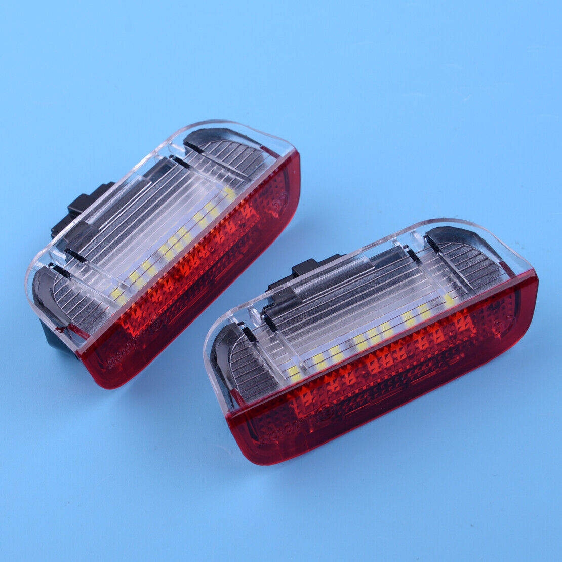 2pcs Door Courtesy Light Lamp Fit For VW Tiguan Passat CC Sharan Scirocco Eos ld
