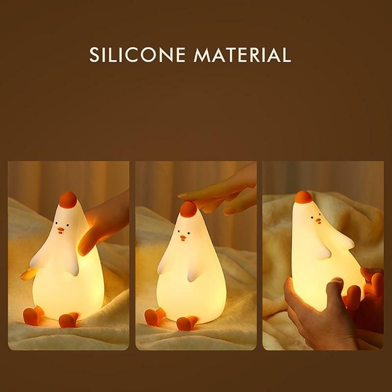 Cute Chicken Night Light for Baby Boys Girls Birthday Gifts Nightlight Kids Teen