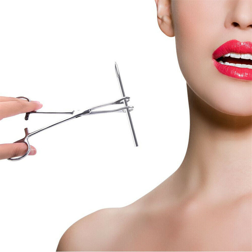10/100 Pieces Sterilized Piercing Needles for Navel Ear Lip 16g 10pcs