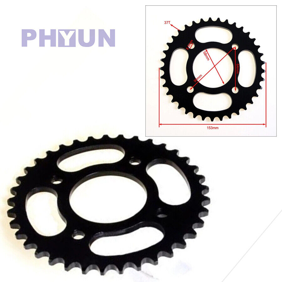 1pc 37T Rear Sprocket 420 Chain 58mm For  Pit Dirt Bike CRF XR SSR 50cc 70cc