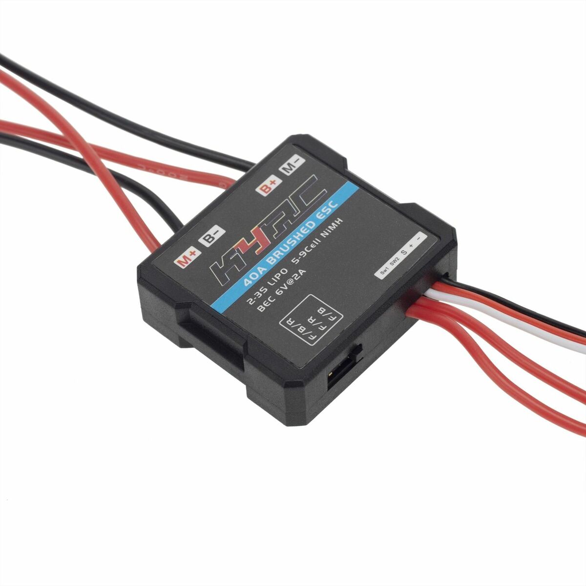 40A Brush Electric  Controller ESC for RC 1:16 1:18 RV Short Truck Car
