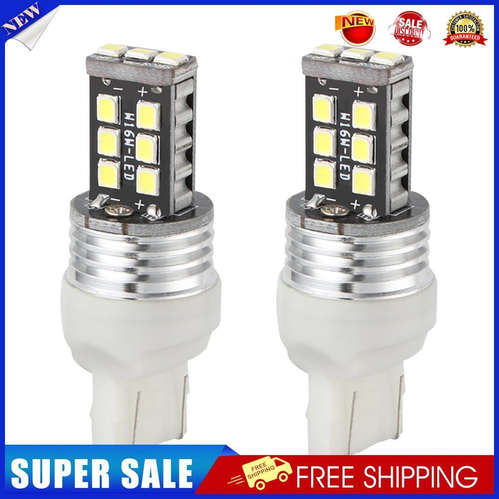 One Pair T20 15SMD 2835 LED Car Truck Turn Signal Lights Tail Lamp Bulb