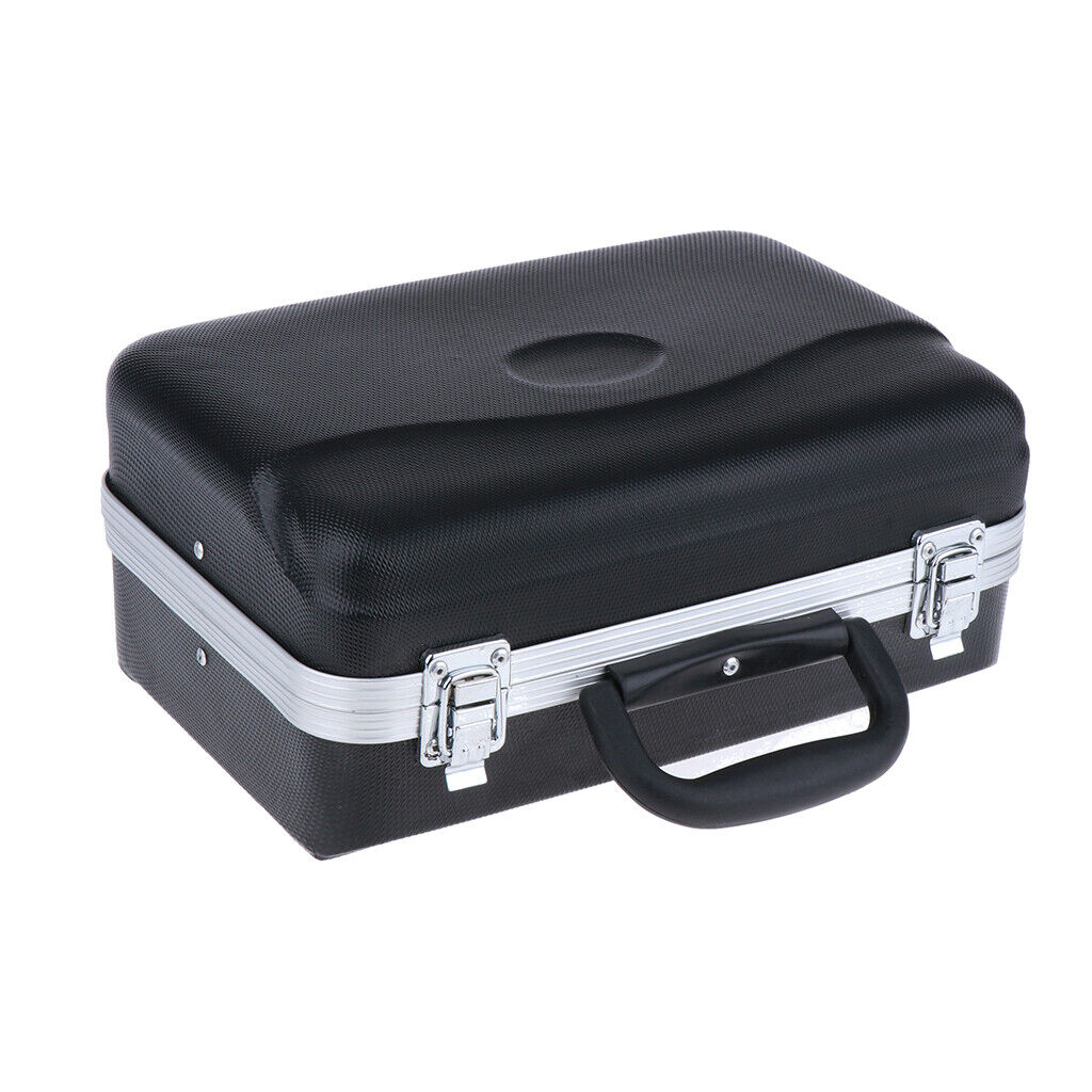 Pressure-proof Pocket Trumpet Case Suitcase with  Handle Black
