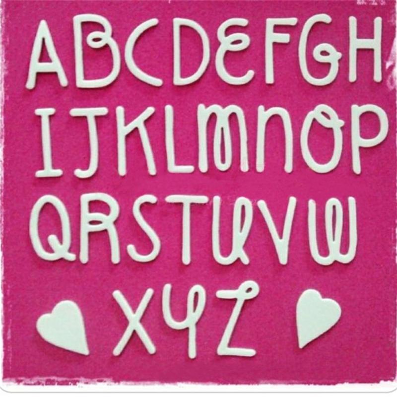 Cutting Dies Set for Cards Scrapbooking and Letter Set Stamps Album Card
