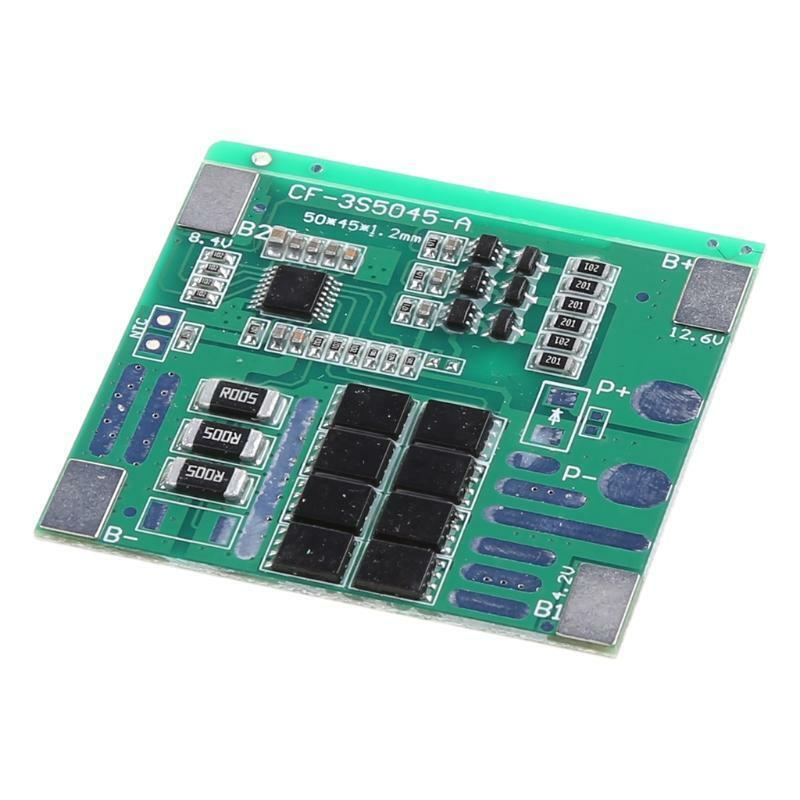 25A 12V 3S Polymer Li-ion Lithium 18650 Battery Charger PCB Protection Board