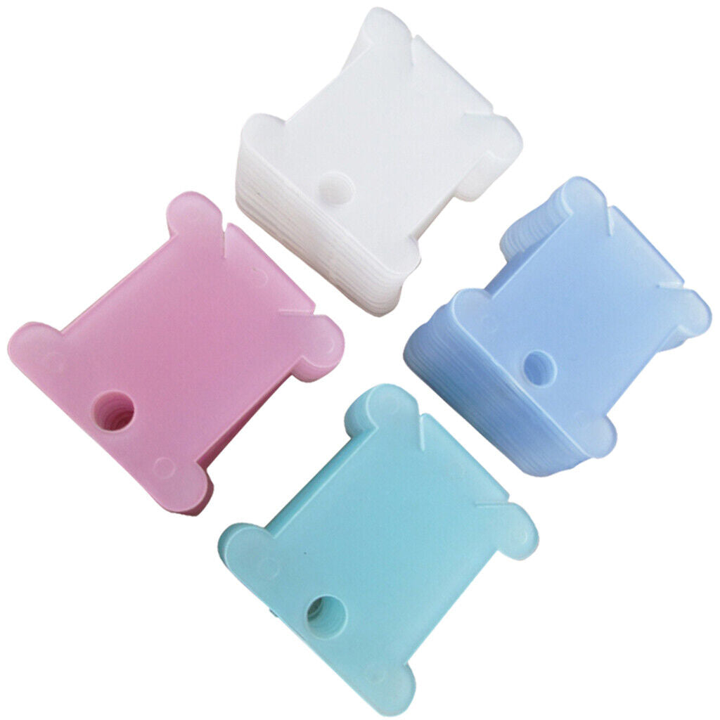 100 * Plastic Embroidery Thread Bobbins Embroidery  Supplies
