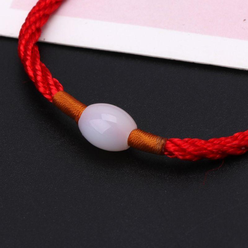 Good Luck Red String Bracelet Transfer Beads Bracelets Gift for Families Friends