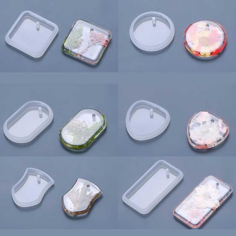 Silicone Mould DIY Crafts UV Epoxy Mold Handmade Jewelry Pendant Key Chain Mold