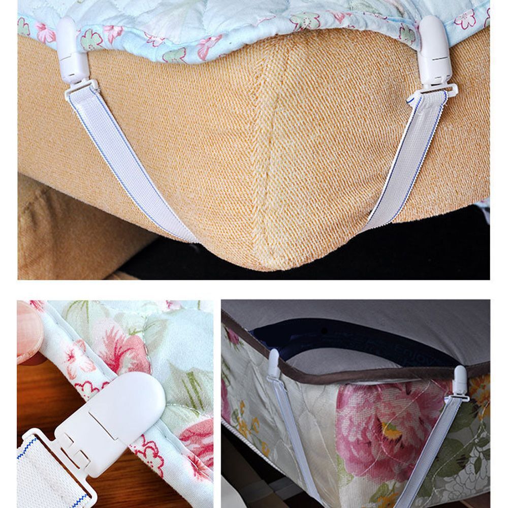 Suspenders Straps Clothes Pegs Blanket Grippers Bed Sheets Buckle Mattress Clip