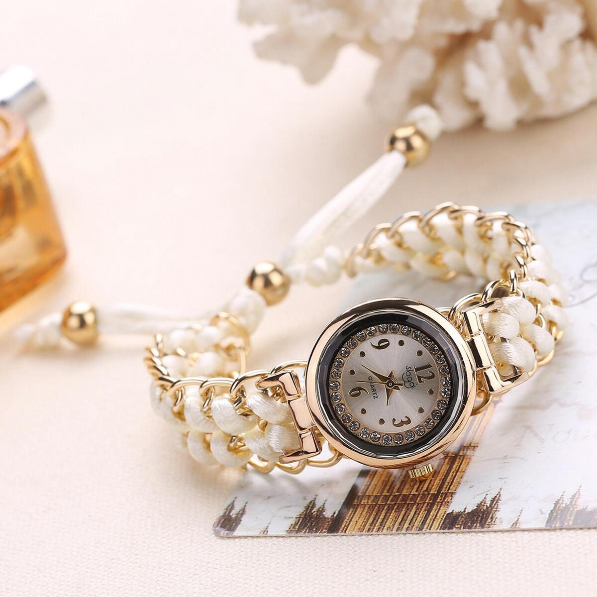 2x Fashion Lady Quartz Watch Elegant Wristwatches Wristband  Bracelet