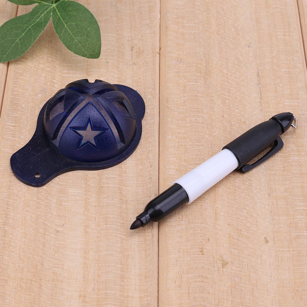 Sports Golf Ball Liner Line Drawing Maker Marking Alignment Tool with Pen