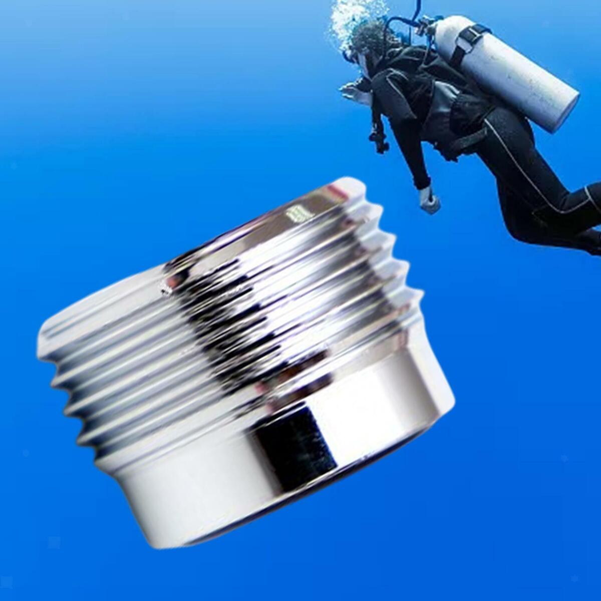 Scuba Diving Cylinder Valve Screw  Yoke Insert Tank Valve Adaptor