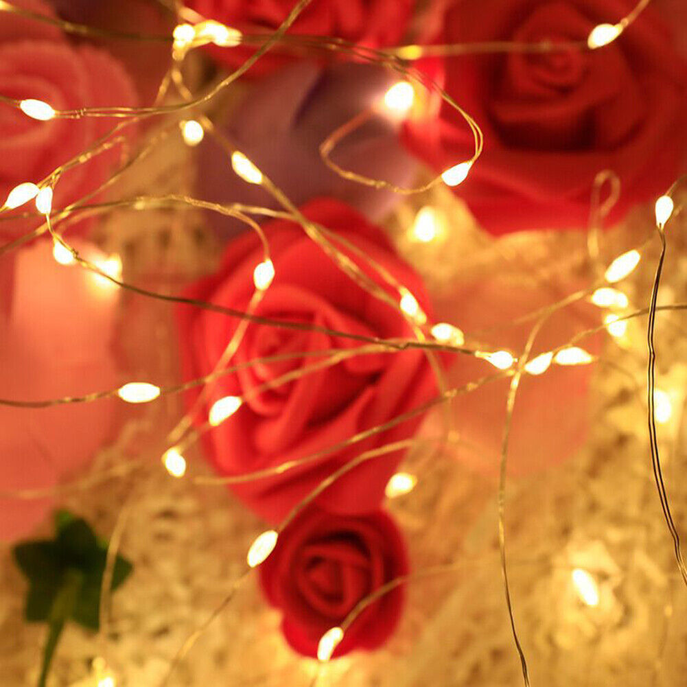 10M 100LED String Lights 8 Modes Remote Control Christmas Home Party Decor