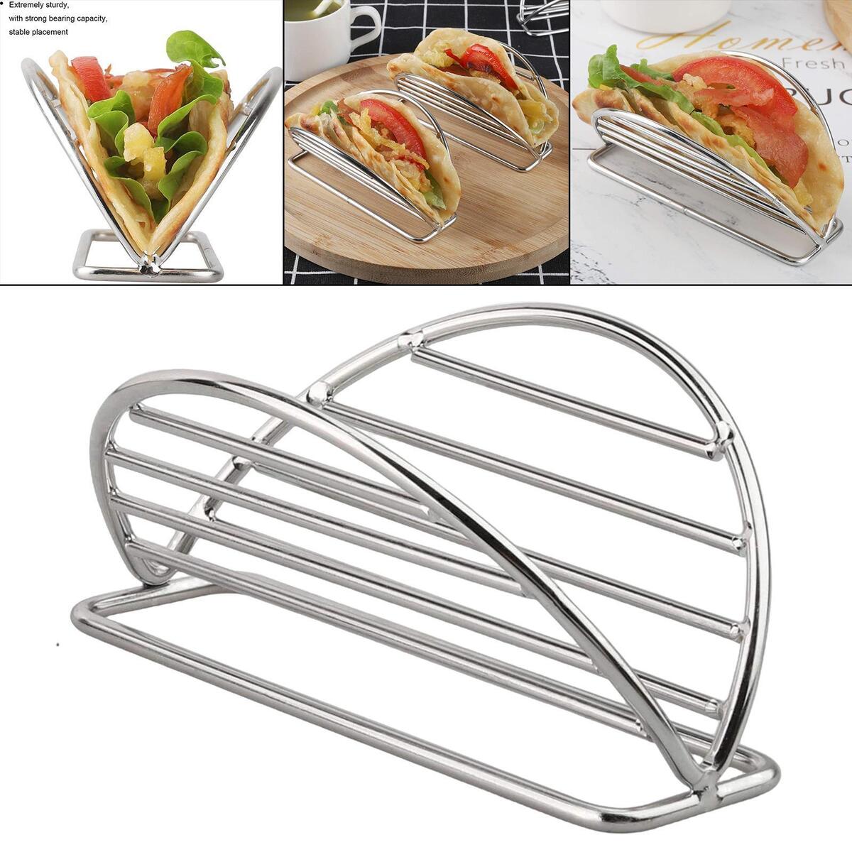 Taco Holder Burritos Plates Baking Tools Bakeware for Restaurant Party Home