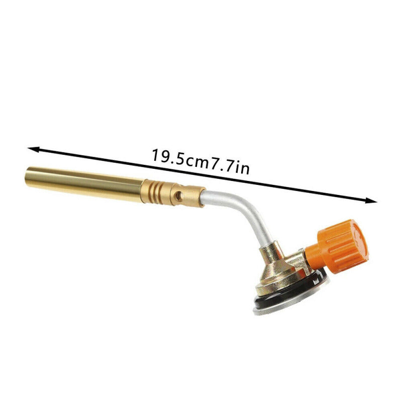 1 pcs Gas Blow Torch Twin Brazing Flame Gun Lighter Soldering Welding Iron