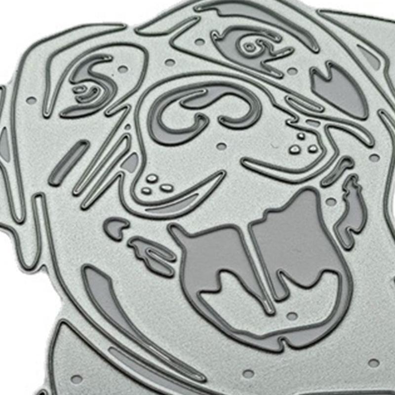 Animal Cutting Dies Dog Die Cuts Embossing Template for Card Making Scrapbooking