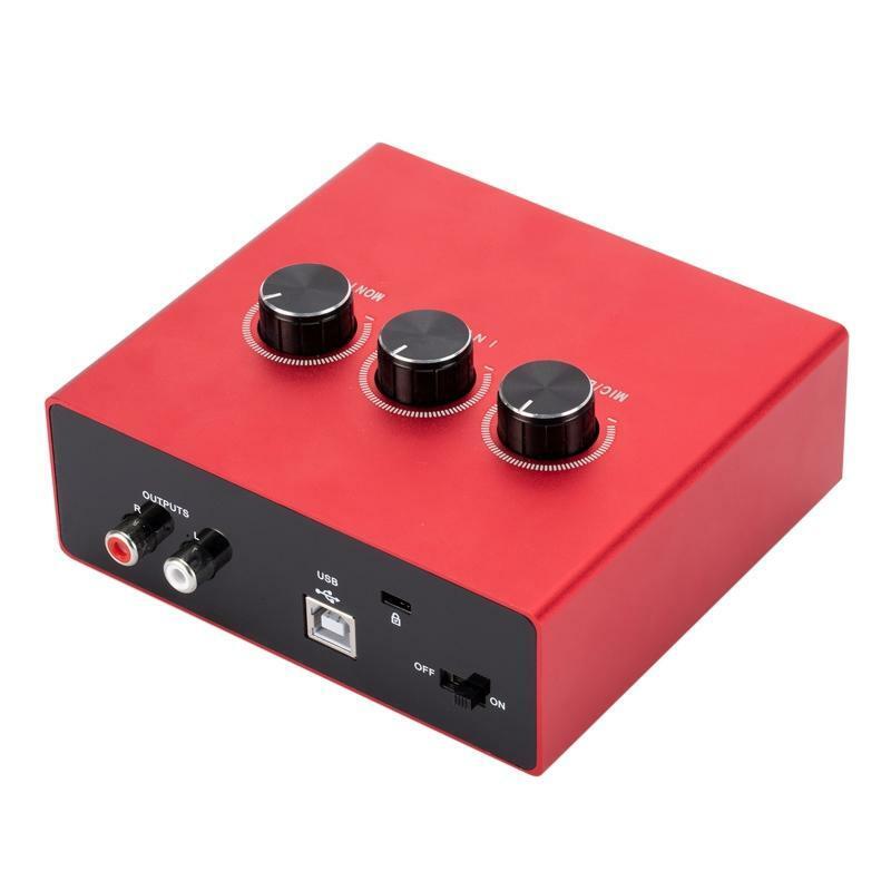 External Sound Card Mic K Song Live Sound Card Set Computer Live Broadcast