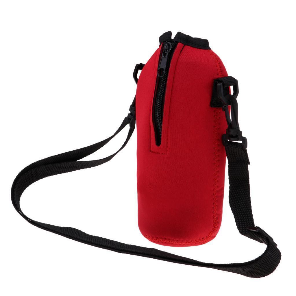 2pcs Sports Water Bottle Holder Sleeve Bag Neoprene Pouch 8 x 19cm