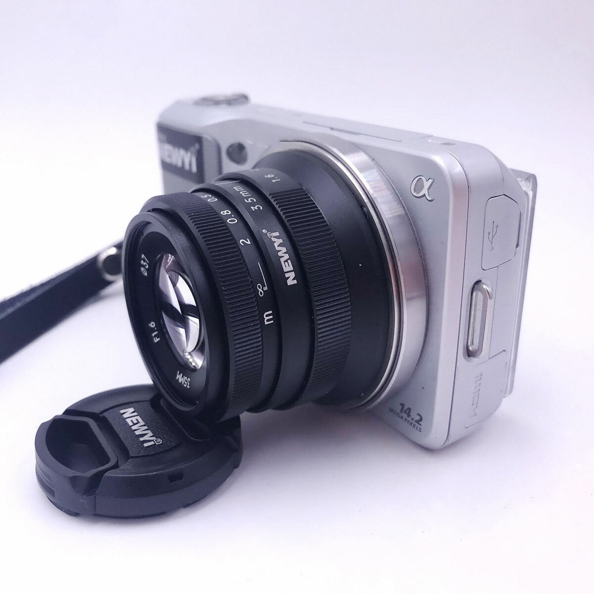 Mini 35mm F1.6  Lens for  A6300 A5100  NEX-5N NEX-5T A7 A7II