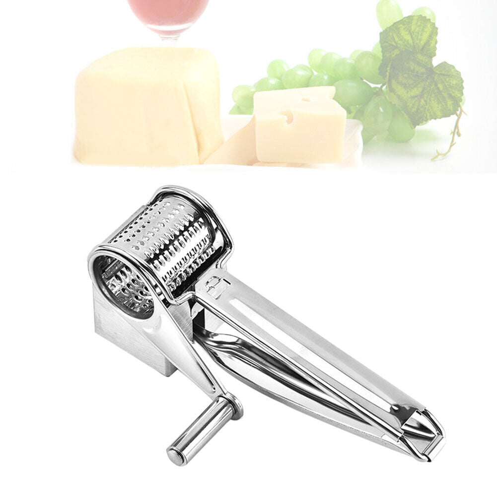 Multi-functional Stainless Steel Rotary Cheese Grater Chocolates Shredder
