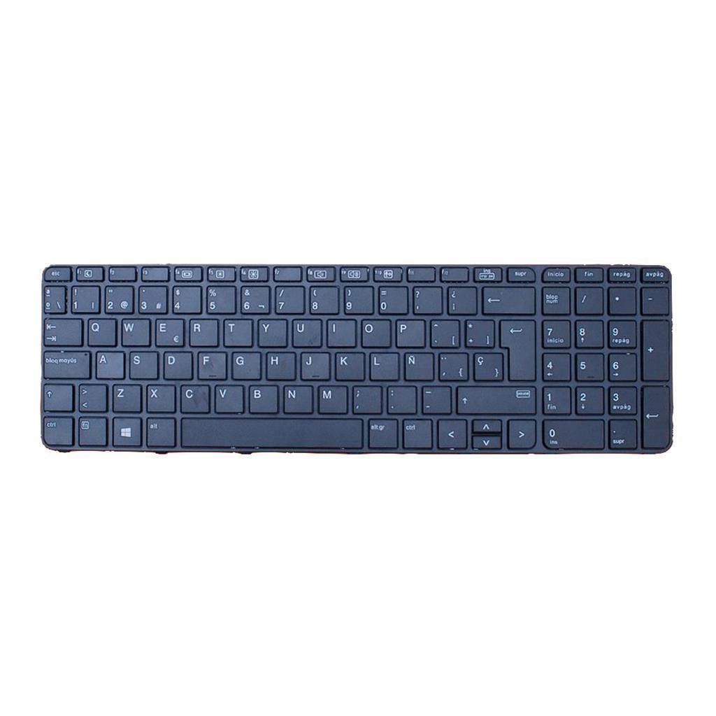 NEW Spanish Layout For    450 G3 455 G3 470 G3 Laptop Keyboard+Frame