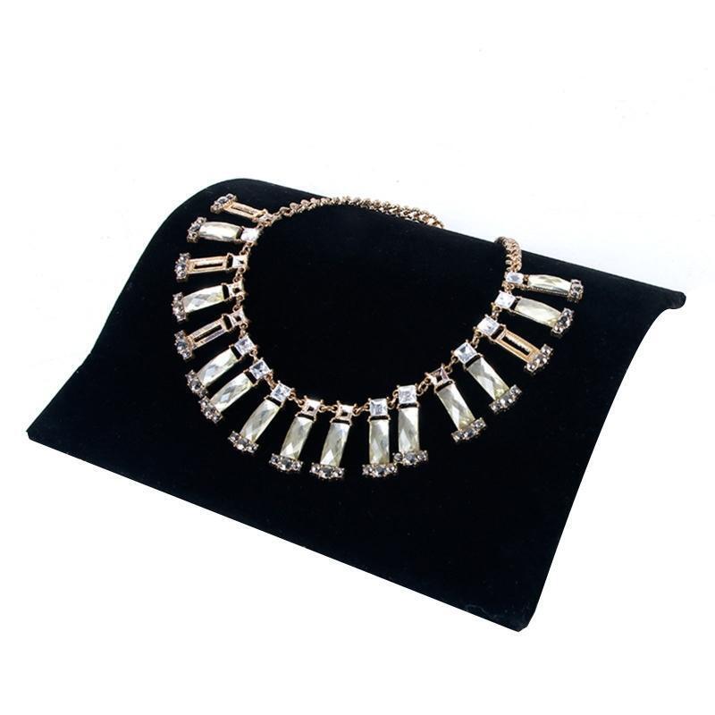 Black Velvet Necklace Bracelet Storage Display Rack Creative Women Pendant Tool