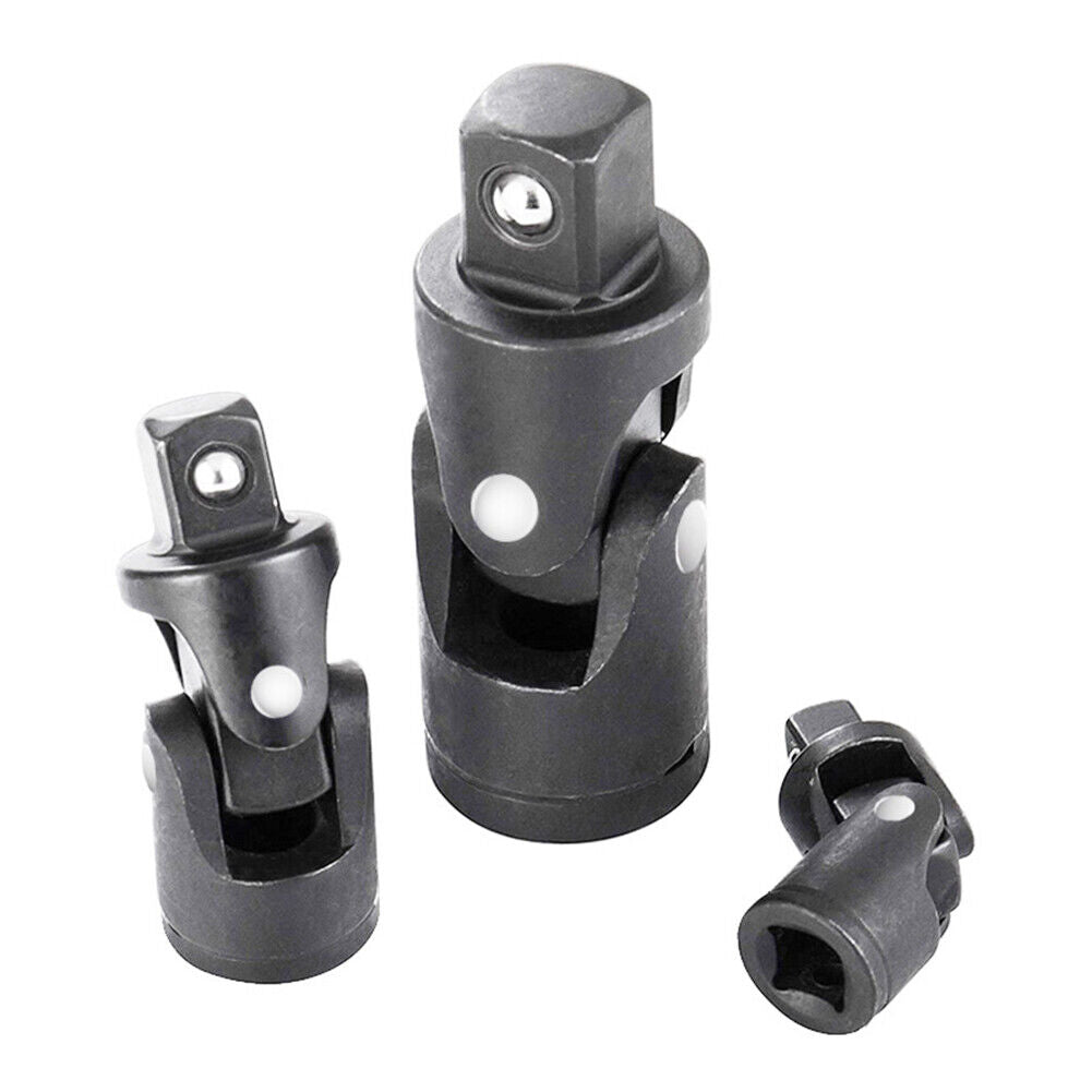 3pcs/Set Universal Joint Wrench Sockets Adapter Manual Car Repair Tools