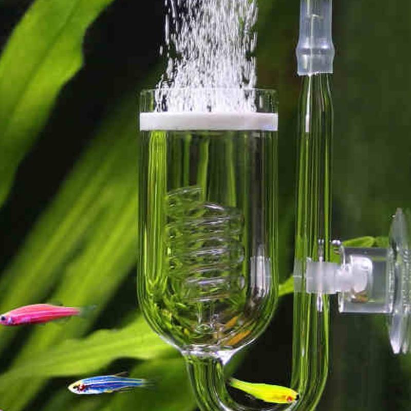 Glass Fish Tank Aquarium Ceramic Disccapacitor Water Live Plant Aquarium CO2 Dif