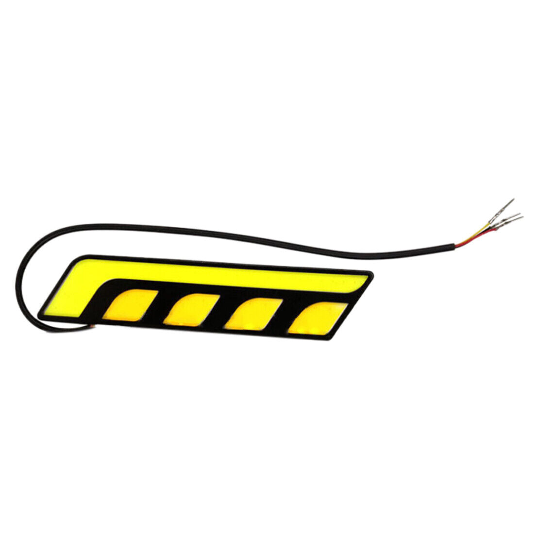 2pcs LED COB DRL Daytime Running Light Driving Turn Signal Fog Lamp White 12V