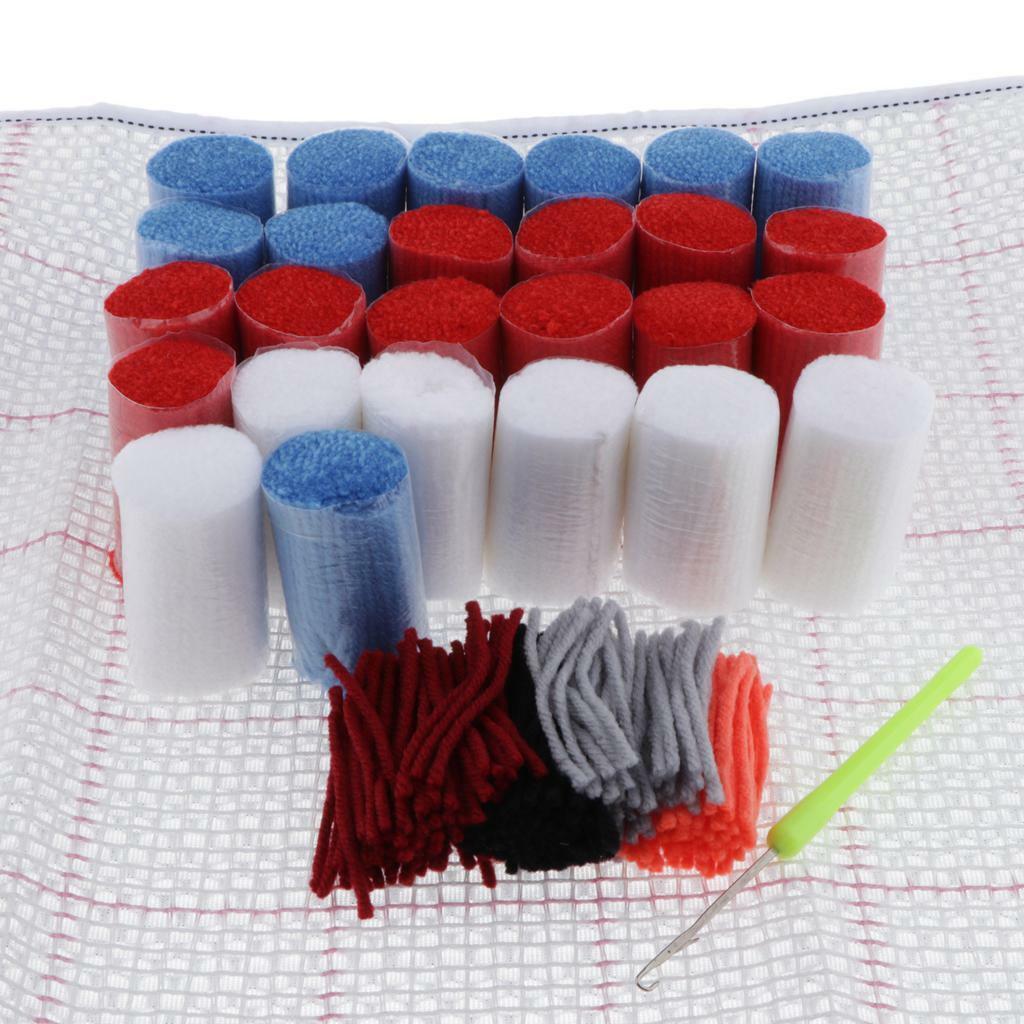 Christmas  Rug Kit with  Tools Mat Rug Making Kit 20x14in